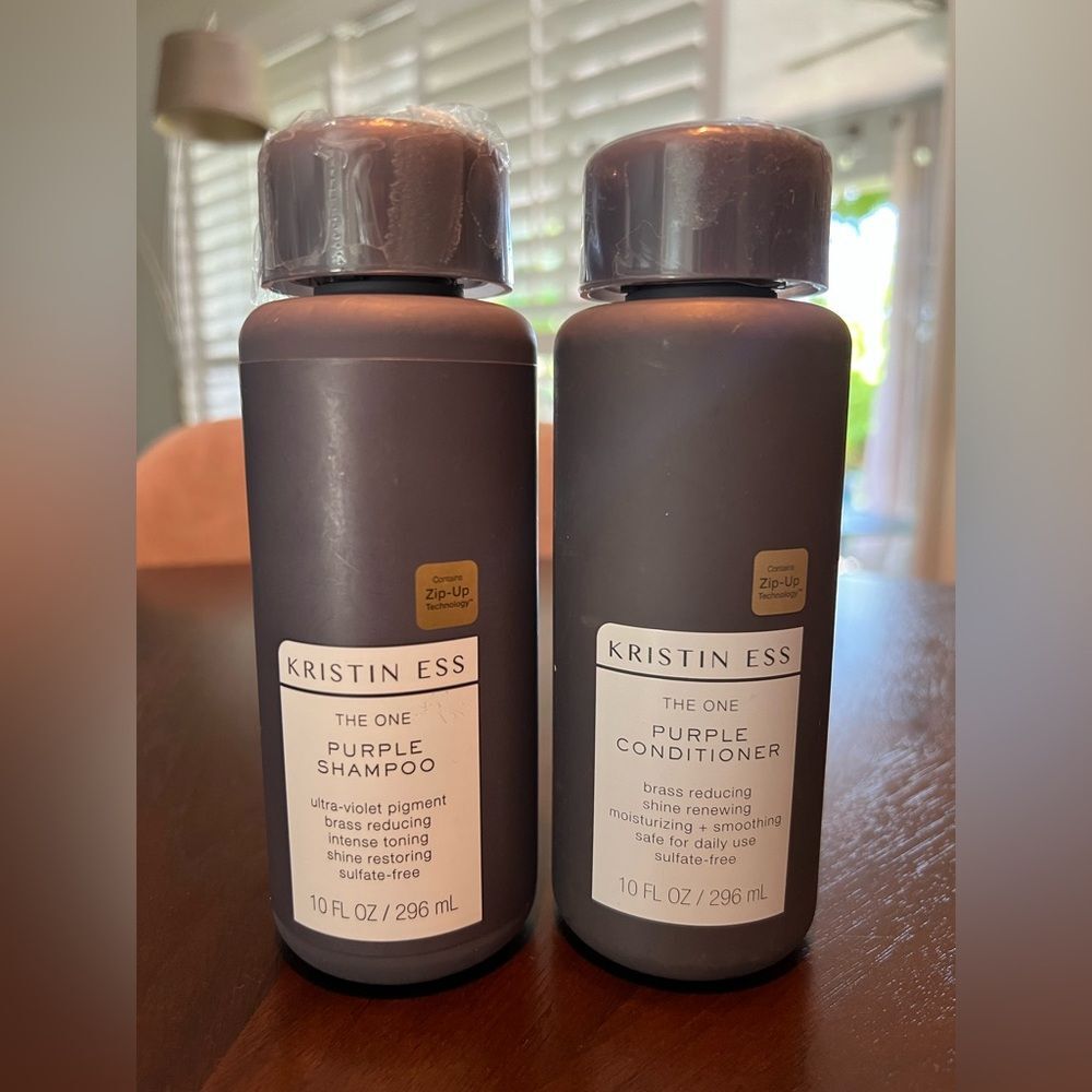 Kristin Ess The One Purple Shampoo & Conditioner 💗 10 Fl Oz each 💗 Sealed